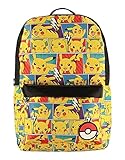 Pokemon Backpack Pikachu All Over Print 新しい 公式 イエロー