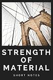 Strength of Material: Formula & Short Notes for GATE (English Edition)