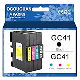 OGOUGUAN GC-41 GC41 GC41K GC41C GC41M GC41Y 互換インクカートリッジ リコー用 増量タイプ 対応機種：IPSiO SG 2010L SG 2100 SG 2200 SG 3100 SG 3100SF SG 3100KE SG 3120BSF SG 3120SF SG 3200 SG 7100 SG 7200