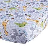 Lambs & Ivy Crib Fitted Sheet, Yoo-Hoo by Lambs & Ivy [並行輸入品]