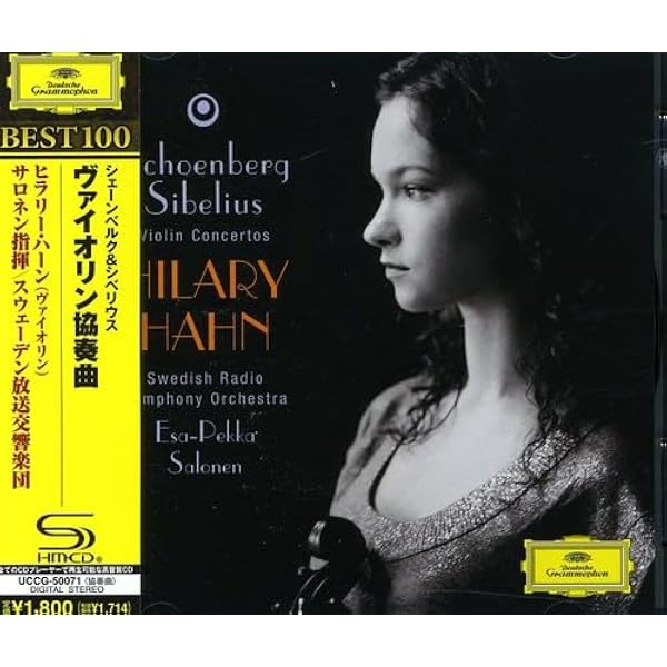 Amazon.co.jp: Hilary Hahn: Schoenberg Sibelius Violin Concertos