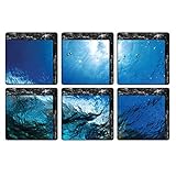 TOOGOO ( R ) Peel and Stick非スリップPVC BathtubステッカーBathtubアップリケ浴槽デカール、海水