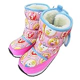 Disney ディズニープリンセス ボアタウンブーツ 総柄 防寒ブーツ 17cm