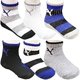 PUMA プーマ ベビー クルー ソックス 靴下 6足セット 12/24ヶ月 10～12.5cm
