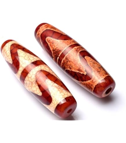 Amazon.co.jp: 天珠 （大人天珠） 丸玉 8mm 西蔵天珠 チベット天