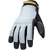 Youngstown Glove 04-3070-70-L Mesh Utility Plus Performance Glove Large, Gray by Youngstown Glove