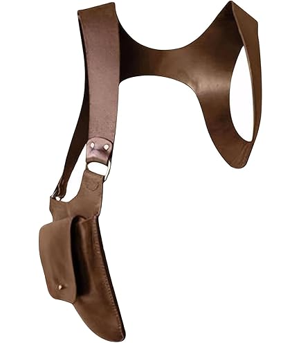 Amazon.co.jp: RHXWFDG レトロ PU レザー ダブル ショルダー ポーチ