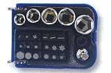 シグネット 1/4"ヘックスビット&1/4ドライブソケットセット (25PC) 28275