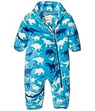[ハットレイ] Hatley Kids ボーイズ Silhouette Dinos Fuzzy Fleece Bundler (Infant) ワンピース Blue 12-18 Months [並行輸