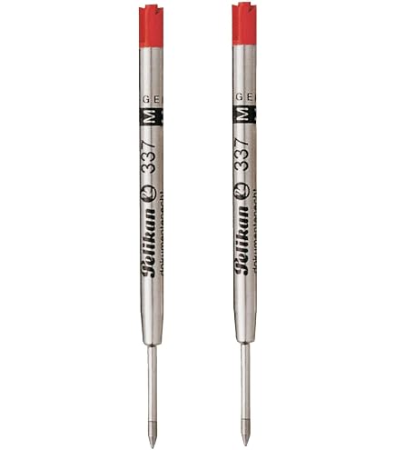 Amazon | Pelikan ペリカン ボールペン 油性 替芯 M 中字 337 ブルー