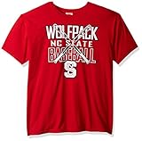 NCAA North Carolina State Wolfpack Baseball Bats半袖快適カラーTシャツ, Large , Red