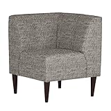 arne ダイニングチェア ソファー L字 カウチソファー コーナーソファー 日本製 完成品 LUNCH コーナー ダークブラウン脚 ウィーブ グレー