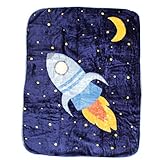 Luvable Friends Character High Pile Blanket, Space Ship by Luvable Friends