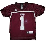 NCAAミシシッピ州ブルドッグ# 1 Boys Athletic Short Sleeve Jersey