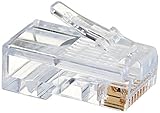Platinum Tools 100003C EZ-RJ45 Connectors, Clamshell, 50-Pieces [並行輸入品]