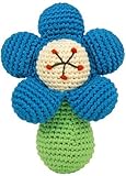 Dandelion Hand Crocheted Pudgy Rattle, Flower (Discontinued by Manufacturer) by Dandelion [並行輸入品]