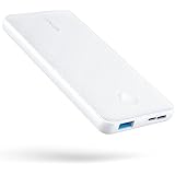 Anker PowerCore Slim 10000（モバイルバッテリー 大容量 薄型 10000mAh）【USB-C入力ポート/PSE技術基準適合/PowerIQ ＆ VoltageBoost/低電流モード搭載】iPhone ＆ Android 各