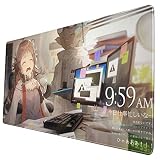 RFSHOP マウスパッド アニメ アークナイツ エイヤフィヤトラ ゲーム 40cm×75cm 滑り止め加工 かわいい デスクパッド 防水 人間工学 レーザー 光学式マウス キーボードパッド 快適操作性 テーブルマット 便利 耐摩耗
