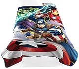 Marvel Avengers 'Blue Circle' Fleece Plush Blanket, 62 x 90/Twin