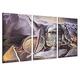 Alonlineアート – The Endless Enigma Salvador Dali Framedのコットンキャンバスホーム装飾壁アート博物館品質フレームをハングアップする準備フレーム 45"