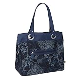 レッシグ マザーズバッグ ゴールド トート ネイビー LTOB403