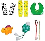 ラヴィギフト6点セットベルトカバー メトロ ブルー カニ 恐竜A 帽子ミント ホルダーレインボー lv-g07‐44