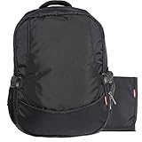 Damero Lightweight Waterproof Travel Backpack Diaper Bag with Changing Pad and Metal Loops for Strol