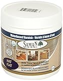 SamaN 160-005-472ml 1-Pint Interior Water Based Flat Varnish with Aluminum oxide [並行輸入品]