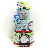 16083 おむつケーキ３段男の子　きかんしゃトーマスタオルセット キャラクターオムツケーキ出産祝い