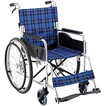 Amazon | マキテック 車椅子 KSシリーズ 自走式 ネイビー