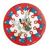 ディズニー ノスタルジカ 缶バッチ バード φ7.5cm APDS3892N