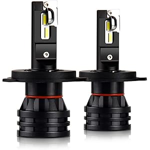 Colight LEDヘッドライト H4 mini型 車検対応 Hi/Lo切替 180°角度調整 6500K 車用 高輝…