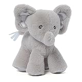 Baby Gund Safari Rattle Bubbles Grey Elephant