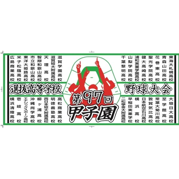 Amazon.co.jp: 【阪神甲子園球場承認】2025 第97回選抜高等学校野球
