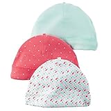 カーターズ Carter's 女の子用ハート大好きSUPER CUTEコットン素材ベビーキャップ3個セット [並行輸入品]