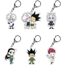 HUNTER×HUNTER クリアベースキーホルダー キルア　クロロ HUNTER×HUNTER クリアベースキーホルダー キルア クロロ