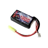Kypom S電動ガン 7.4V 1200mAh 30C60C リポ★ミニタミヤ コネクター 電動ガン エアガン リポ リチウムポリマー バッテリー