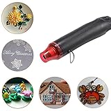 SoulBay Hot Air Gun, 300W 110V Mini Heat Gun Tool for Crafts DIY Embossing Powder Drying Paintings H