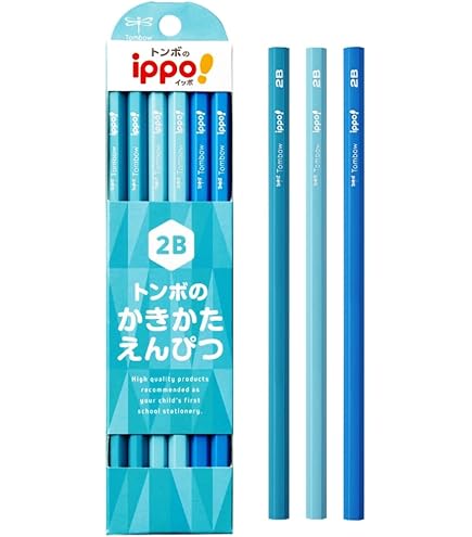 Amazon | トンボ鉛筆 かきかた鉛筆 ippo! プレーン 2B パープル 1