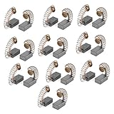 uxcell モーターカーボンブラシ 13mm x 7mm x 5mm アングルグラインダー 10ペア