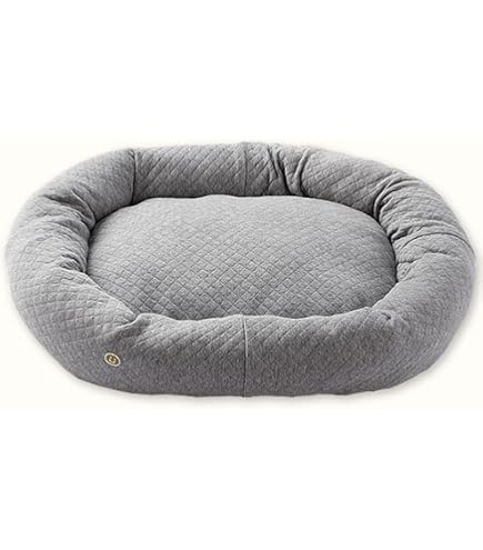 Amazon | オーガニックコットン 犬 猫のベッド ワッフルドーナツタイプ