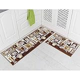 キッチンマット 洗える 滑り止め 大人カワイイ 日系 スタイル シンプル 元気 おしゃれ お洒落 オシャレ カーペット キッチン 浴室 廊下 玄関先 ラグマット 長方形マット 洗える カラー 吸水 1枚物 滑り止めマット 40*120cm