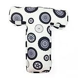 One Grace Place Teyo's Tires Letter Pillow "T", Black and White by One Grace Place [並行輸入品]