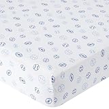 Babies R Us Knit Crib Sheet - Blue Sports by Babies R Us [並行輸入品]