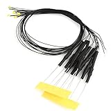 VERY100　SMD 0805 LEDランプ 　20cm赤・黒コード付き　12V ~ 18V 　 １０本セット　 L0805GW　４色選択可 (ブライトホワイト)