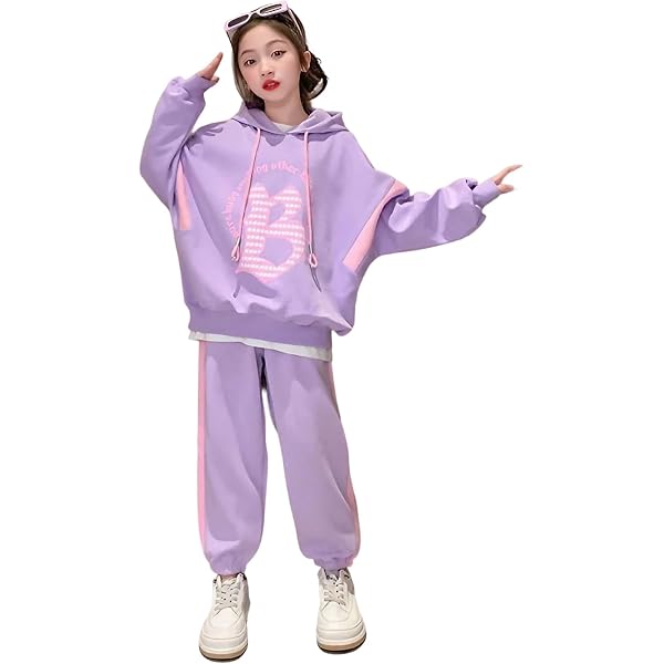 Amazon.co.jp: [Banlan] 女の子 子供服 セットアップ ジャージ 上下