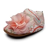 Chiximaxu　ベビーシューズ　新生児　出産　お祝い　プレセント　フラワー　飾り　ピンク　12.5CM