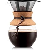 BODUM ボダム コーヒーメーカー ドリッパー POUR OVER プアオーバー ドリップ コーヒーメーカー 1000ml コルク ステンレスフィルター ガラスビーカー コーヒー 【正規品】 11571-109GB BODUMボダムコーヒーメーカー