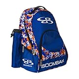 Boombah Tyro 野球/ソフトボールバットが収納できるバックパック - 20 x 15 x 10インチ - 迷彩柄シリーズ - 20種類の色 - 2-3/4インチまでのバットを2本まで収納 オ
