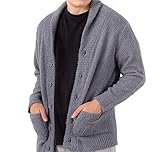 ニトリ スノーヤーンカーディガン メンズ 男性 092 フリーサイズ グレー NITORI 7585583